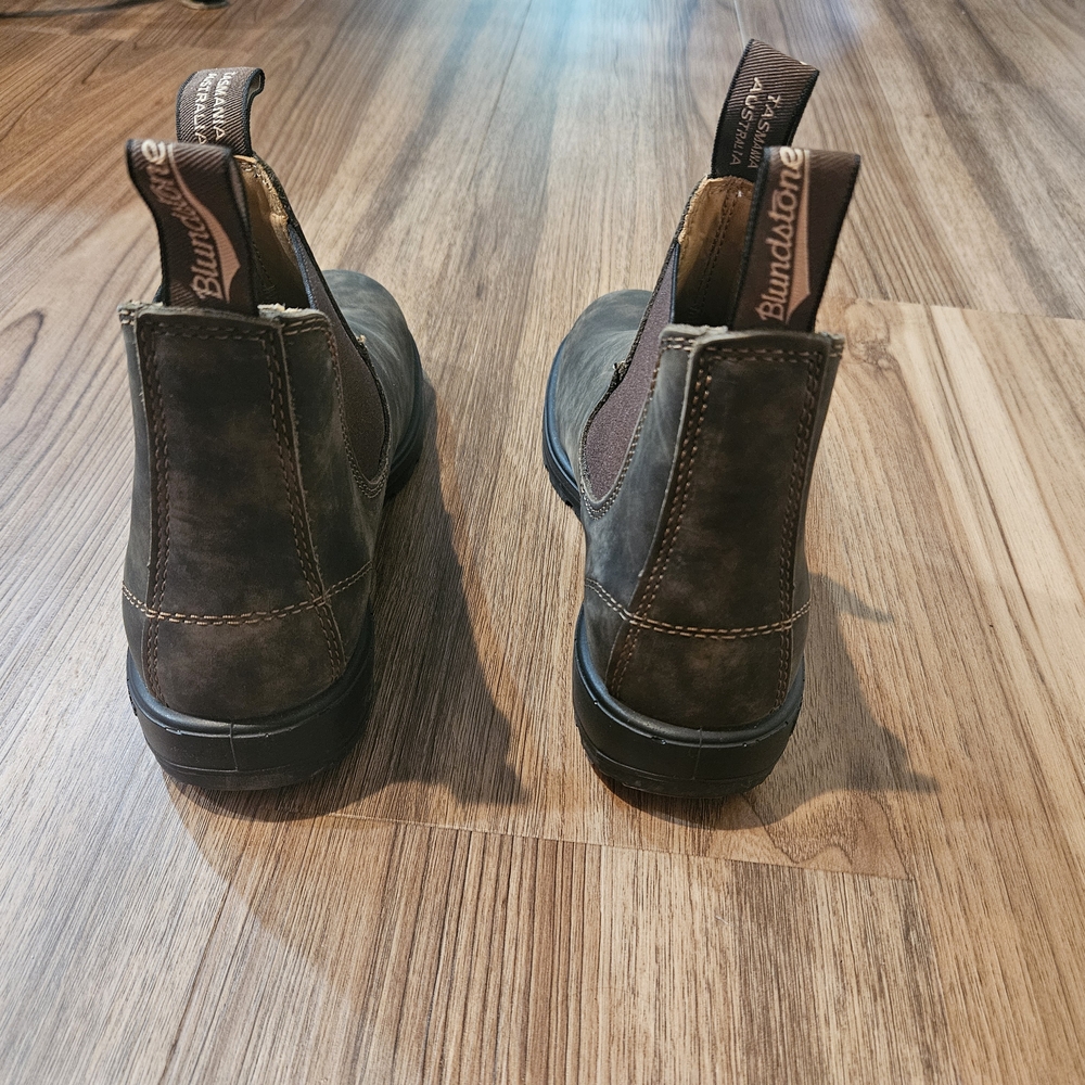 Blundstone Classic Brown Chelsea Boots Pull On Unisex - Picture 5 of 8